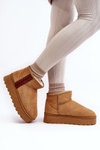 Women's Snow Boots On Platform Insulated Camel Lomessa