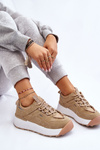 Women's Platform Sport Shoes Beige Dakari
