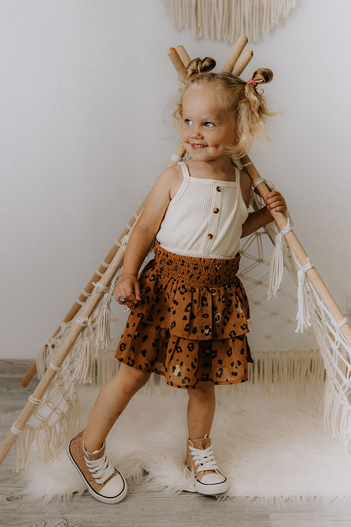 Children's High Sneakers Rose Gold Catrina