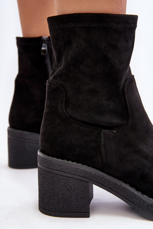 Women's ankle boots with a heel Camel Argastis