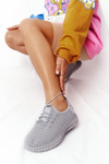 Women's Slip-on Sneakers Grey Do It