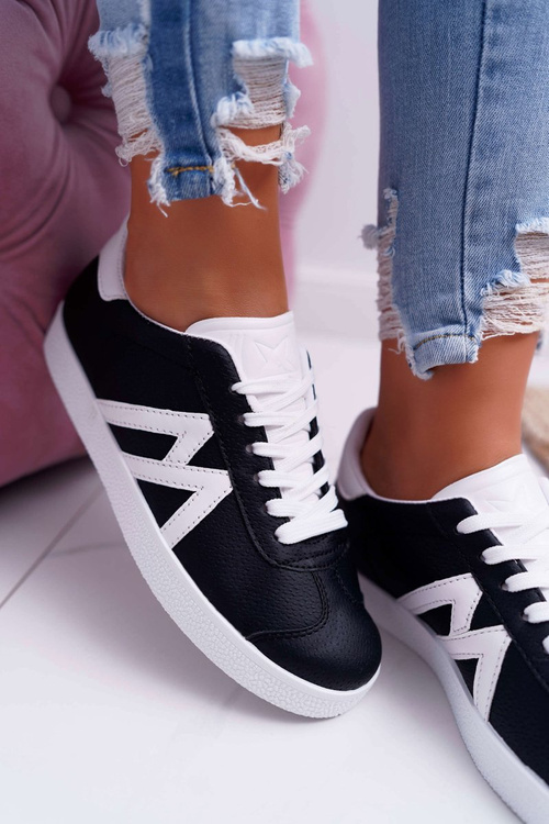 Sporty Women's Shoes Black Sheia