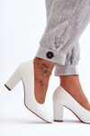 Classic Heels On A Heel White Odessa