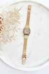 Women's Retro Digital Watch on Bracelet Ernest E54101 Gold