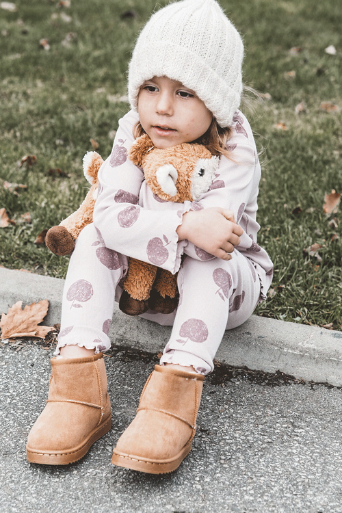 Kids' Warm-up Snow Boots Camel Gooby