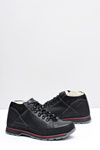 Men's Black Warmed Trafer Shoes