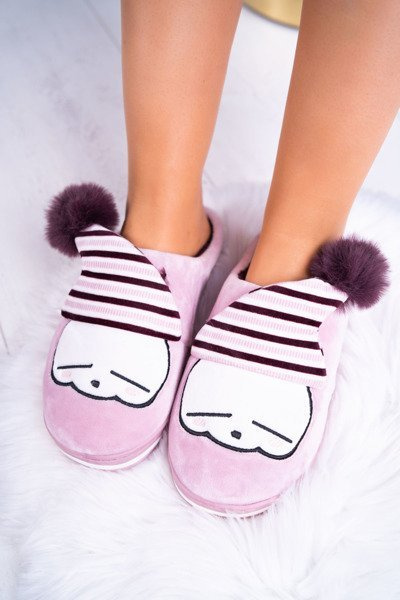 Women's Slippers Homemade Pink Heather Mashimaro