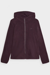 Polar Z Kapturem Regular Damski 4F 4FWMM00TFLEF291-50S Fioletowy