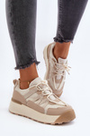 Women's Sports Shoes Sneakers Beige Phyrena