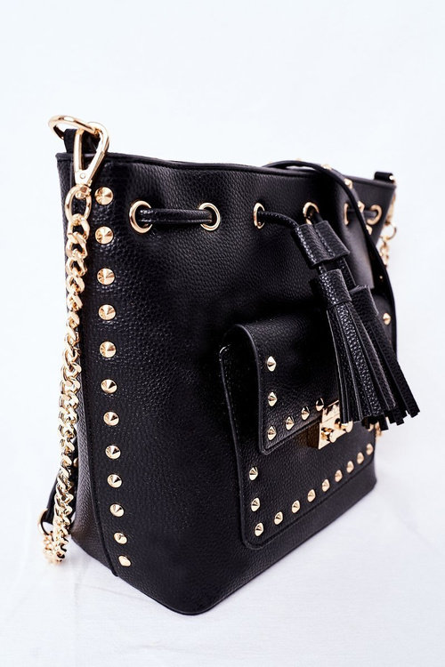 Messenger Bag On A Chain NOBO K4090 Black