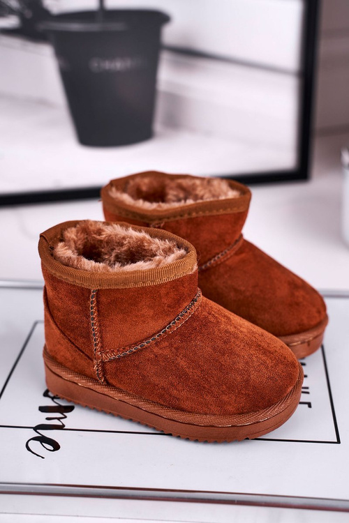 Children's Insulated Snow Boots Brown Gooby