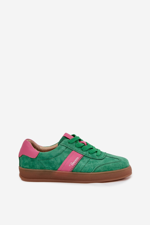 Suede Women's Sneakers Vinceza 79576 Green