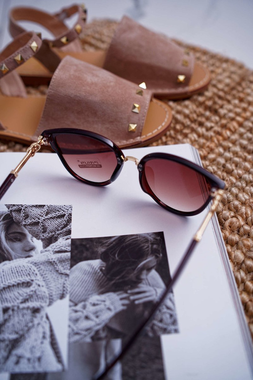 Prius PR-V06 Brown Sunglasses