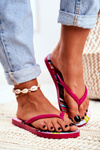 Rubber Flip Flops Lu Boo Pink