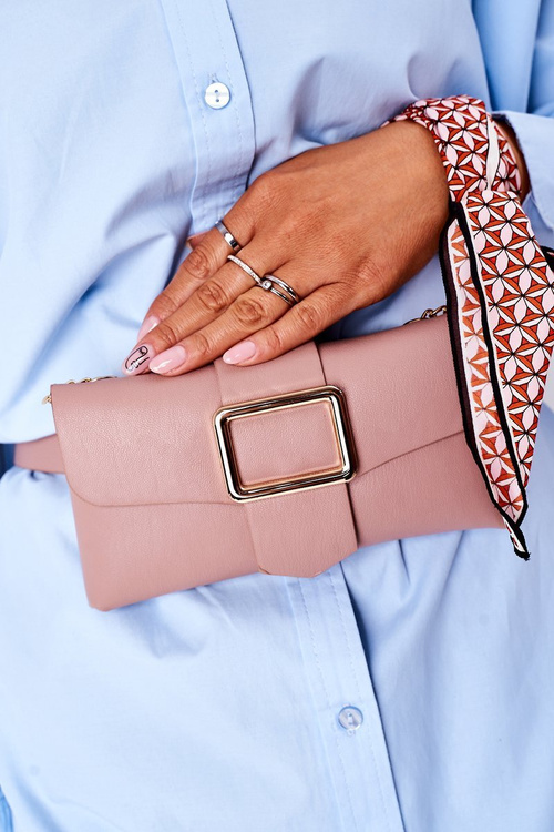 Small Purse Kidney Bag 2in1 Bruno Rossi Pink