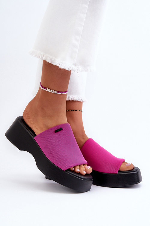 Women's Slippers Big Star NN274026 Fuchsia