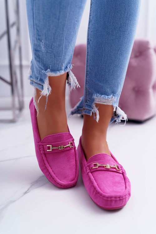 Mokassins Women's Lightweight Eco-suede Fuchsia Think