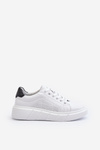Women's White Leather Platform Sneakers Gatira