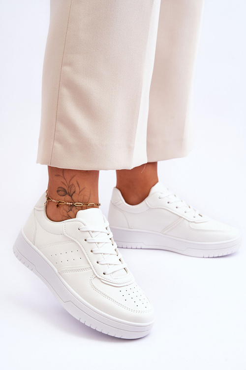 Classic Platform Sport Shoes White Feel It