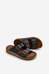 Light Comfortable Men's Flip-Flops with Buckles Inblu MT000016 Navy