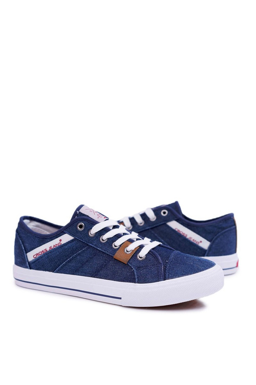 Men's Cross Jeans Sneakers Classic Jeans Navy Blue DD1R4027