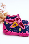 Buty Papcie Befado Dziewzęce 110P471 Różowo-Granatowe