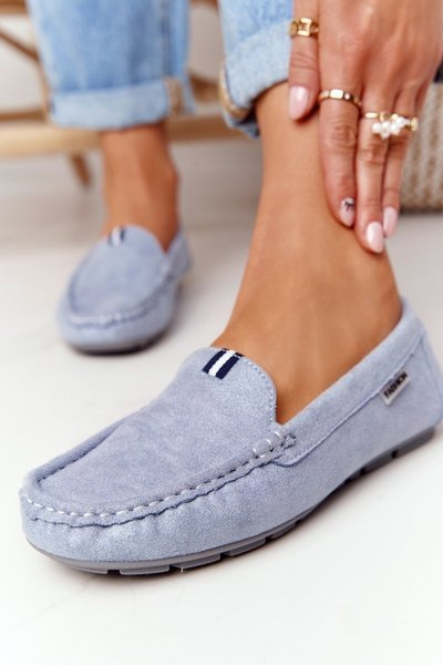 Women’s Suede Loafers Blue San Marino