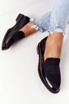 Women's Patent Loafers Sergio Leone PB254 Black