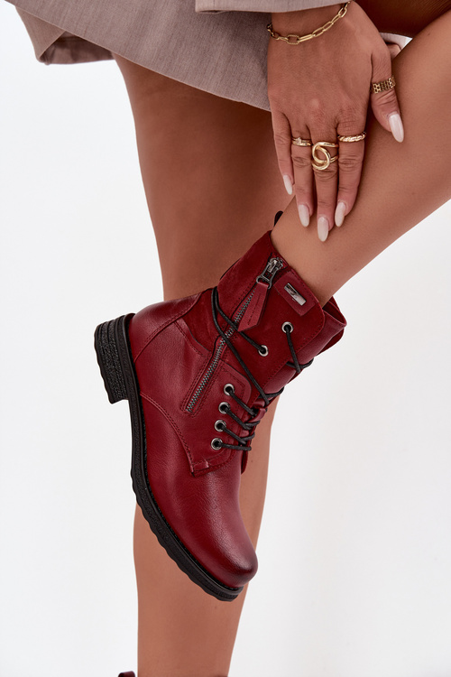 Women's Work Boots Bordeaux Perfecto