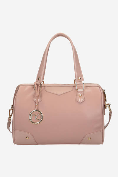 Leather Handbag NOBO NBAG-P5040-C002 Pink