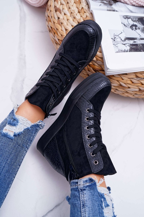 Sneakers Women's Hidden Anchor Black Ferrer