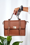 Briefcase Handbag NOBO L1540 Camel