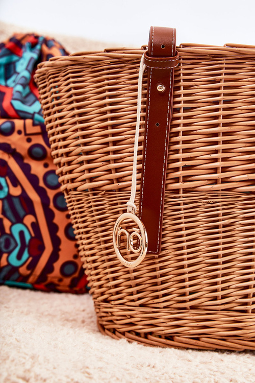 Braided Bag basket NOBO XM0040 Beige