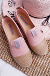 Espadryle Damskie Cross Jeans Różowe DD2R4048