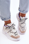 Leather Platform Sports Shoes White Sifel
