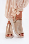 Women's Wedge Sandals Gold Mevinette