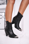 Women’s Boots Metal Toe Black Eternally