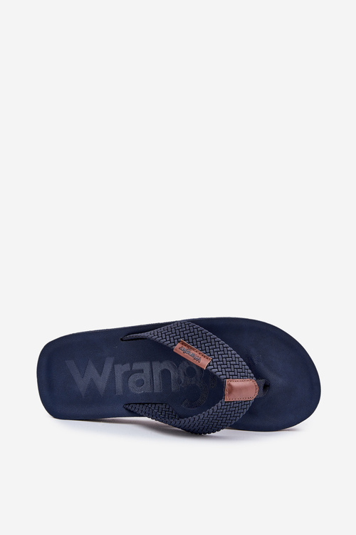 Męskie Klapki Granatowe WRANGLER ZANE FLIPFLOP MEN LOW 20251044.24H