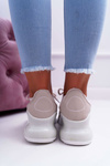 Women's Sports Shoes Beige Hello