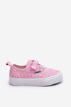 Patterned Children's Lace-up Sneakers Pink Talirena