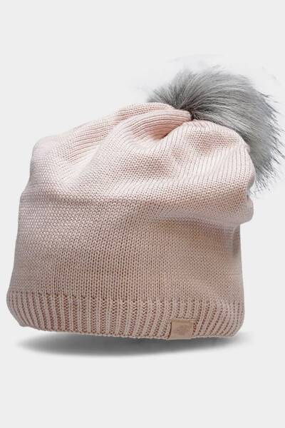 Winter Women's Hat 4F 4FAW23ACAPF289-56S Pink