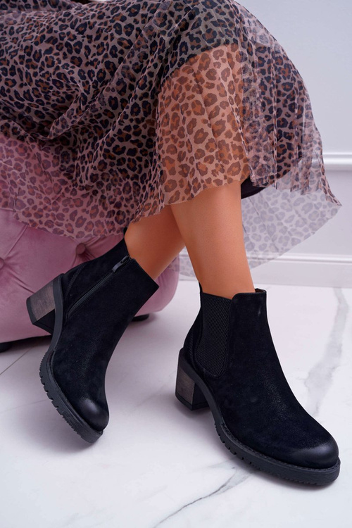 Women's Heeled Boots Sergio Leone Black BR BT702