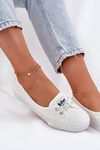 Ladies Sneakers With Embroidery Lee Cooper White LCW-25-31-3447L