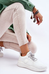 Buty Sportowe Memory Foam Big Star Białe HH274296 