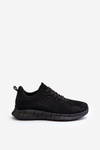 Black Women's Fabric Sports Shoes Kephope