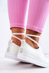 Women's Leather Sneakers White Mikayla