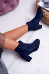 Women's Heeled Boots Sergio Leone Navy Blue BT520