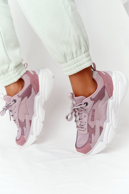 Women's Sneakers Memory Foam Big Star HH274258 Purple