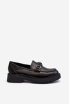 Women's Black Eco Leather Moccasins Ledda
