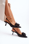 Black Pumps With Ornament Ozena
